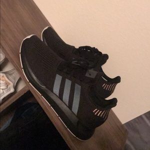 Black Swift Runs with rose gold accents